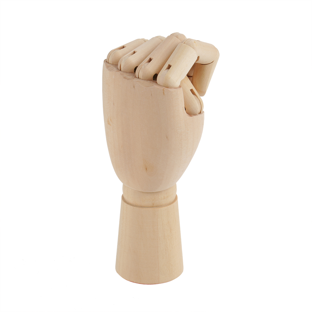 Women Hand Body Artist Model Jointed Articulated Wood Sculpture Mannequin W Fit - Produktbild 1