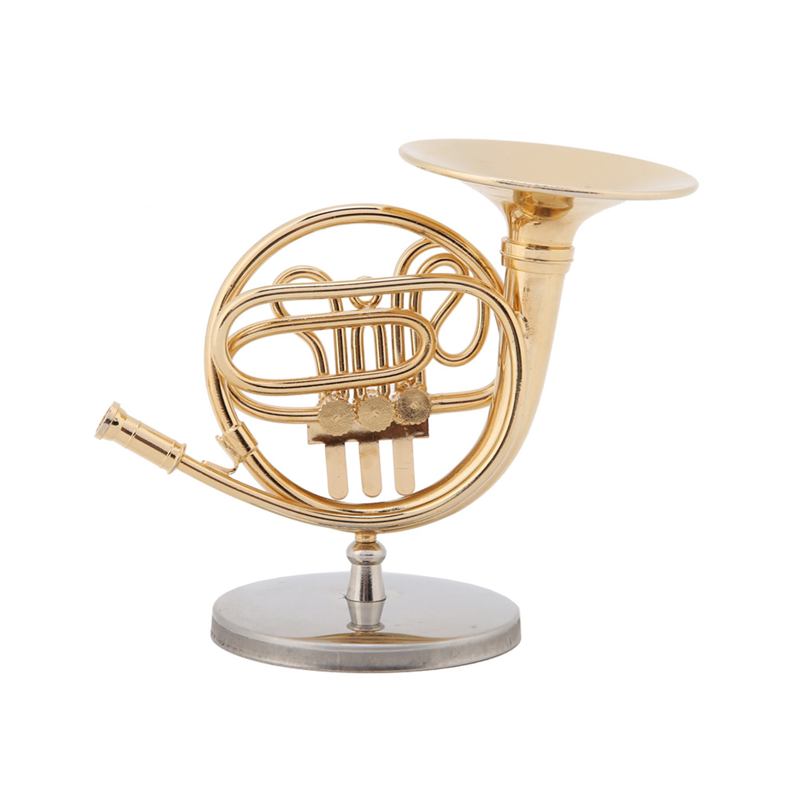 4in Instrument Ornaments Miniatur-Waldhorn Zum Weihnachtsgeburtstag ⊹