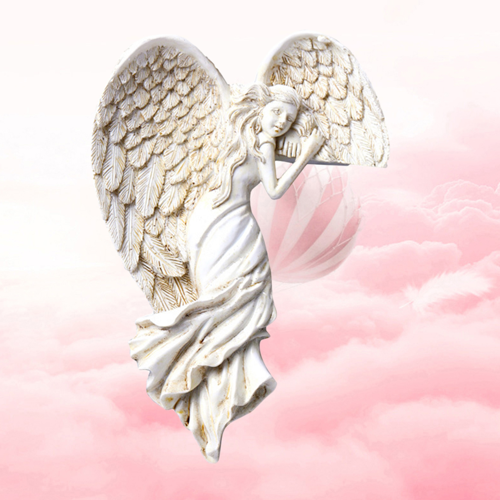 Door Frame Sculpture Left Angel In Your Corner Resin Wall ZXNG | eBay