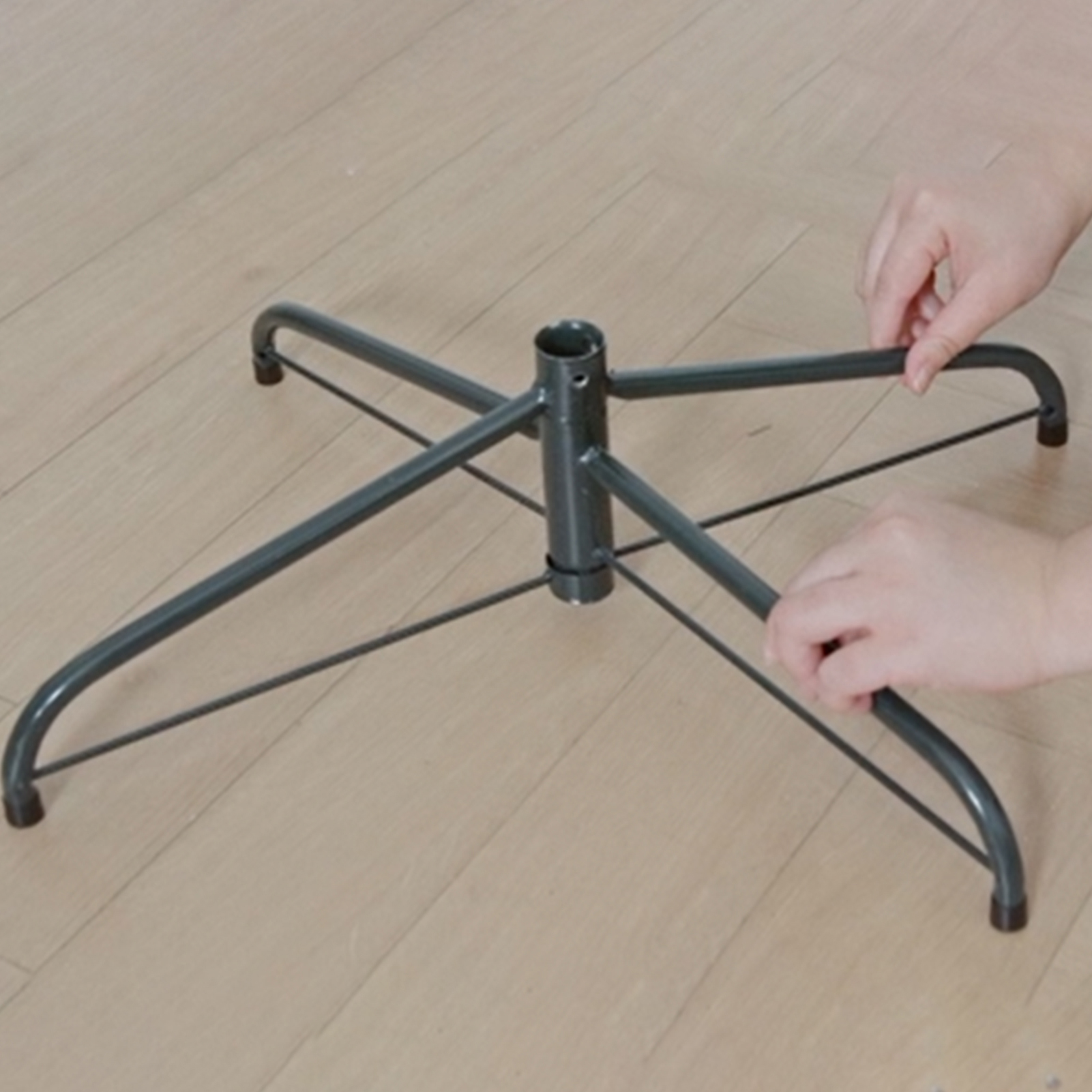 6-6.5 FT Christmas Tree Stand Metal Iron Holder Base Christmas Home Decoration - Picture 4 of 6