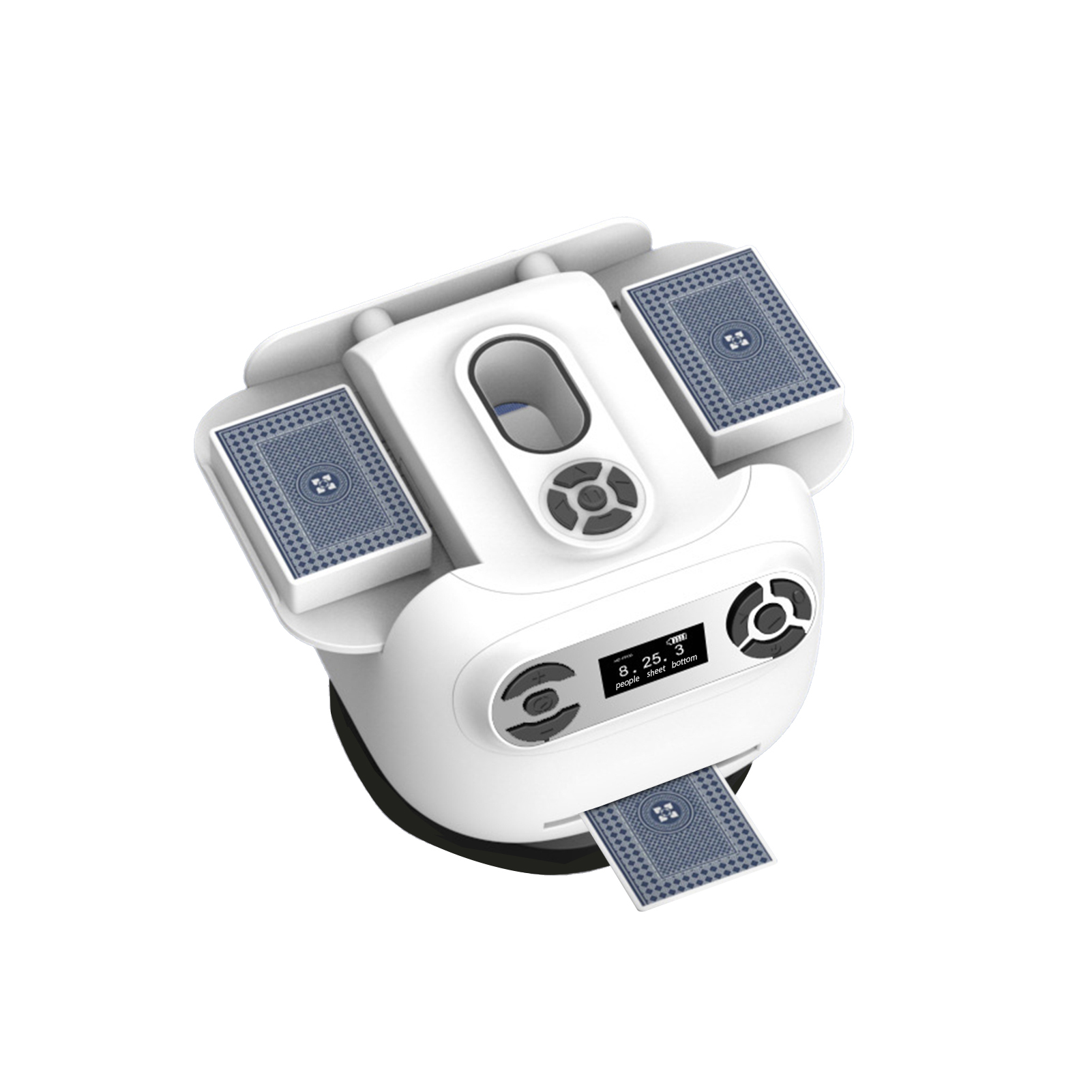 Automatic Card Shuffler And Dealer Machine 360 Degree Rotating 2