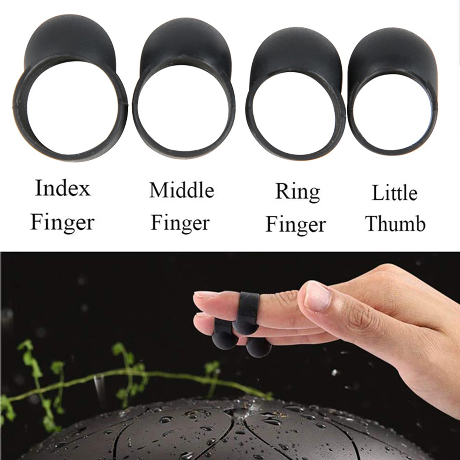 Silicone Handpan Tongue Drum Finger Sleeves Totority Silicone Drum