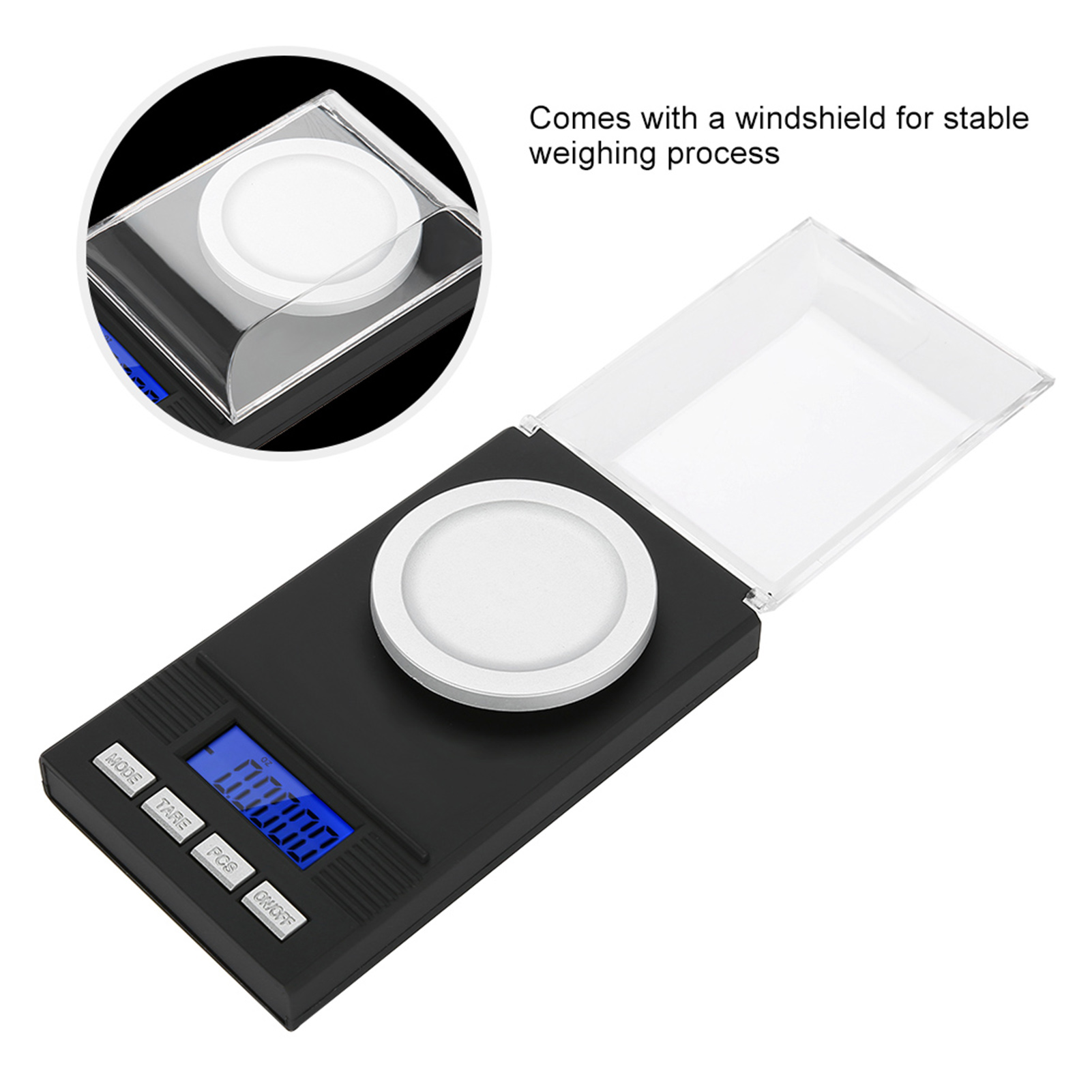 Mini Portable High Accuracy 0.001g Pocket Jewelry Scale With LED Digital Dis L2S - Picture 22 of 23