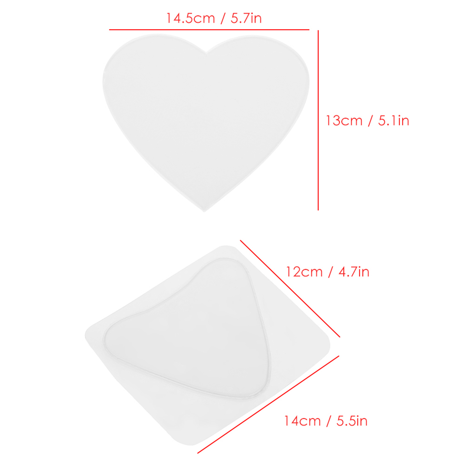 Pettorina in silicone antirughe decollete cura reggiseno cuscinetti riutilizzabili H HAO - Foto 15 di 20