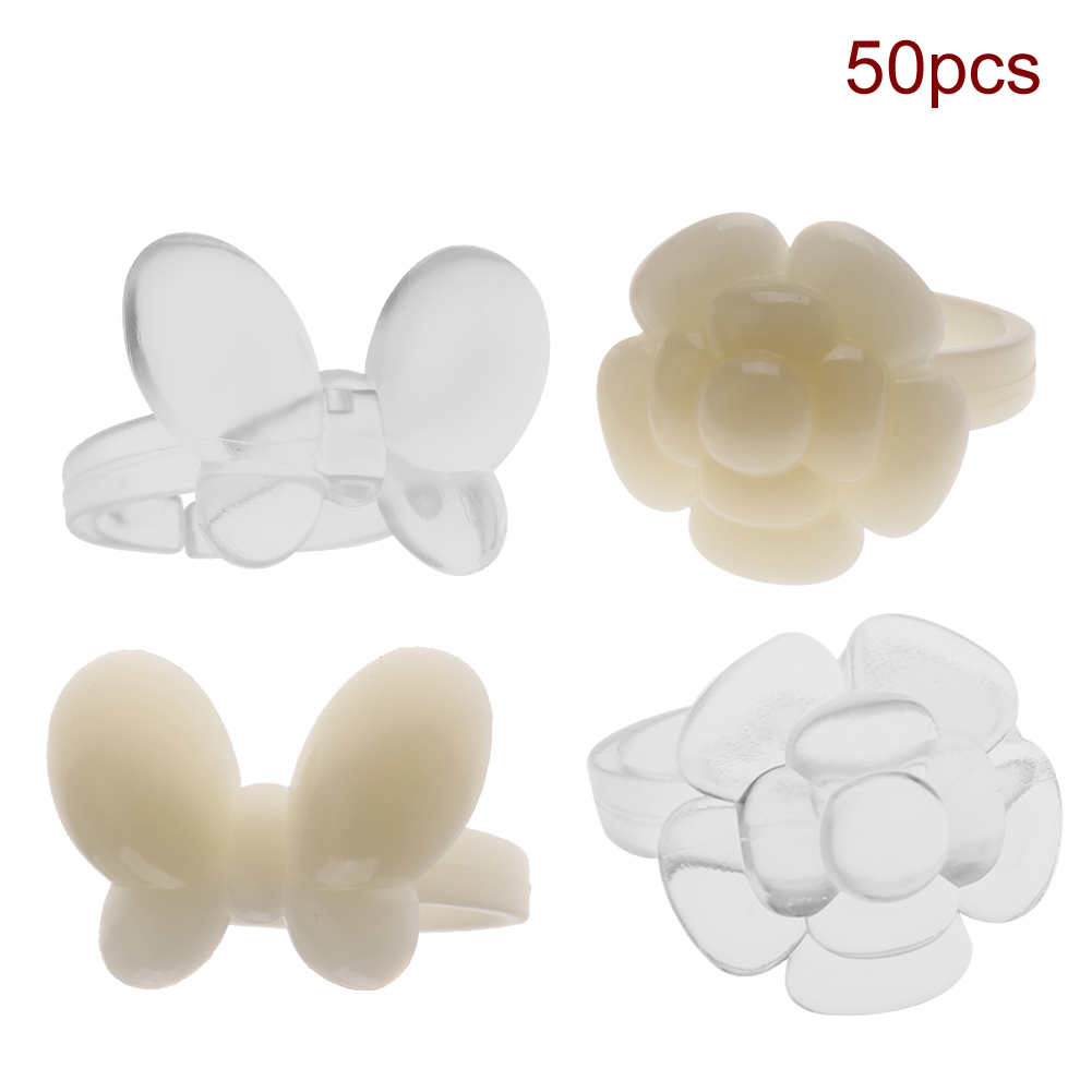 50Pcs/Set Nail Chart Ring Flower / Manicure Gel Color Display Tool OMO - Picture 18 of 21
