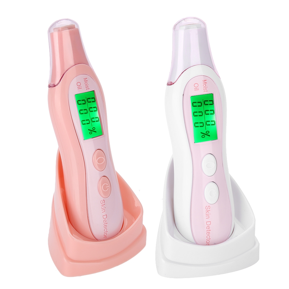 Digital LCD Display Precision Skin Sensor Tester Facial Moisture Water Oil A GEV - Picture 9 of 14