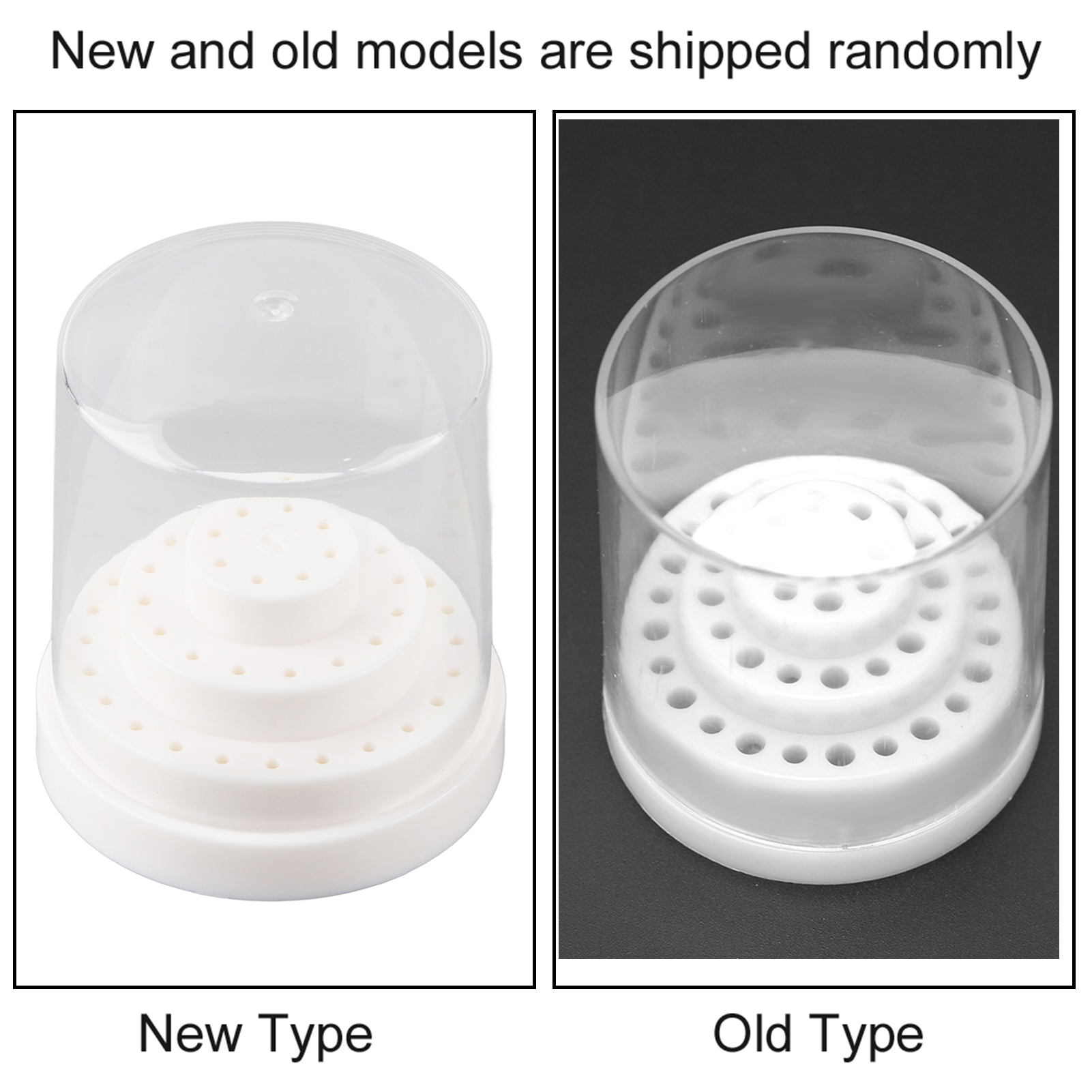 48 Slots Nail Drill Bit Case Holder Manicure Tool Organizer Display Stand Pu CUT - Picture 16 of 17