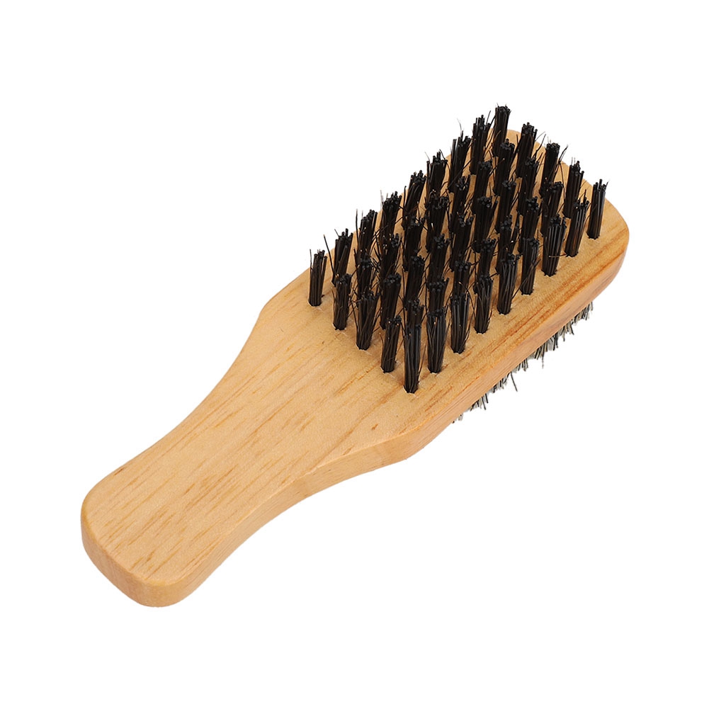 Doppia Faccia Barba Forma Pennello Pettine Capelli Pettine Olio Pettine Per Uomo - Foto 16 di 18