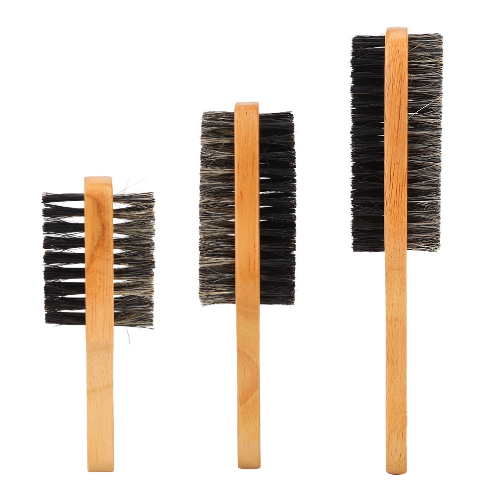 Doppia Faccia Barba Forma Pennello Pettine Capelli Pettine Olio Pettine Per Uomo - Foto 18 di 18