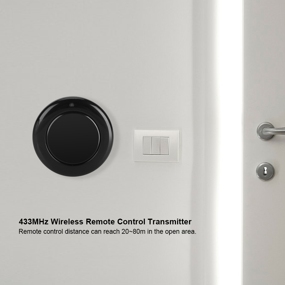 433MHz RF EV1527 Wireless Remote Control Round Transmitter 1 Button Regulate - Picture 10 of 14