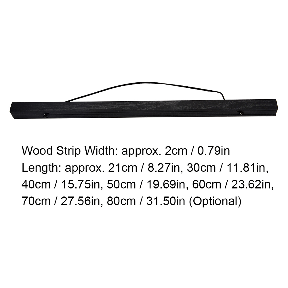 4er Set Moderner Magnetischer Sägespäne Posterhänger DIY Bilder Scroll Druck - Bild 12 von 24