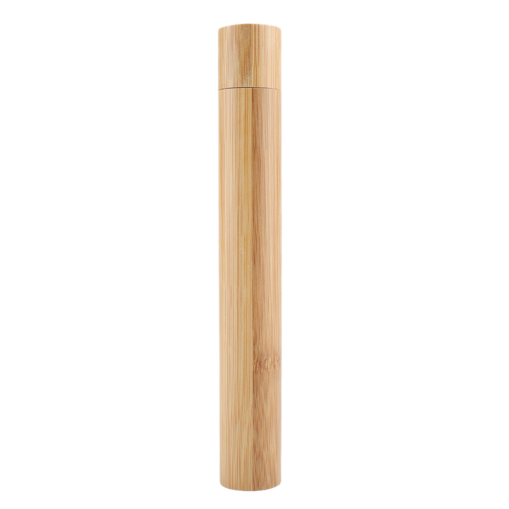 ↑Portable Eco Friendly Bamboo Toothbrush Travel Protect Box Holder Storage Case