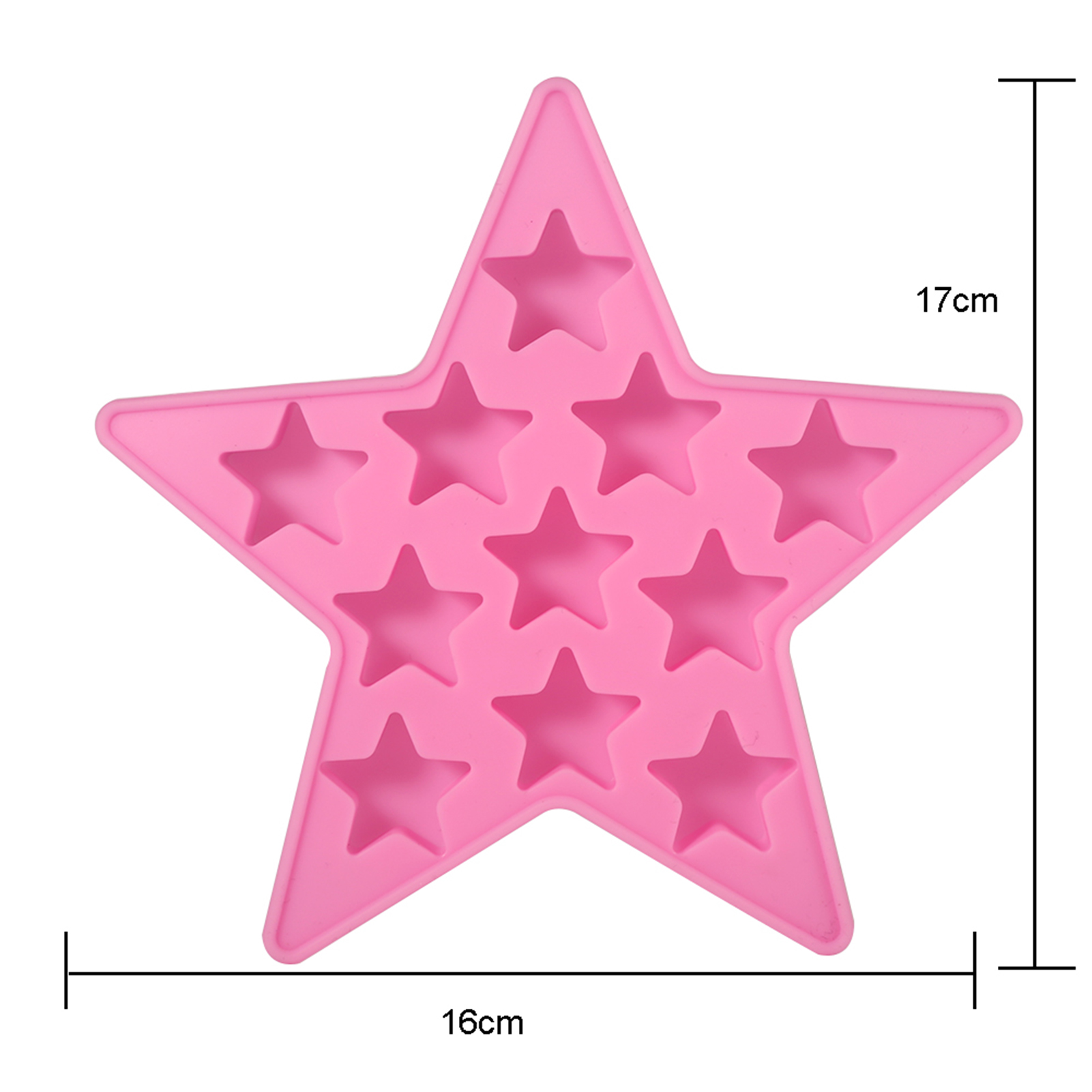 Five Star Shaped Cool Silicone Ice Cube Tray Freeze Mold Maker Tools For Club UK - Picture 12 of 13