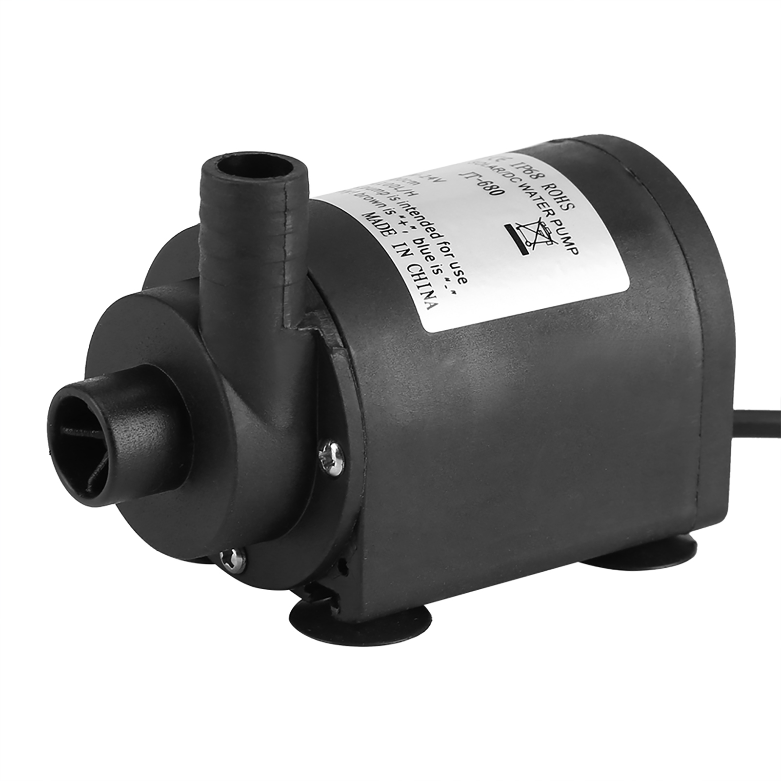DC 24V 1100L/H Hot Water Circulation Pump Solar Brushless Motor 7m Lift ...