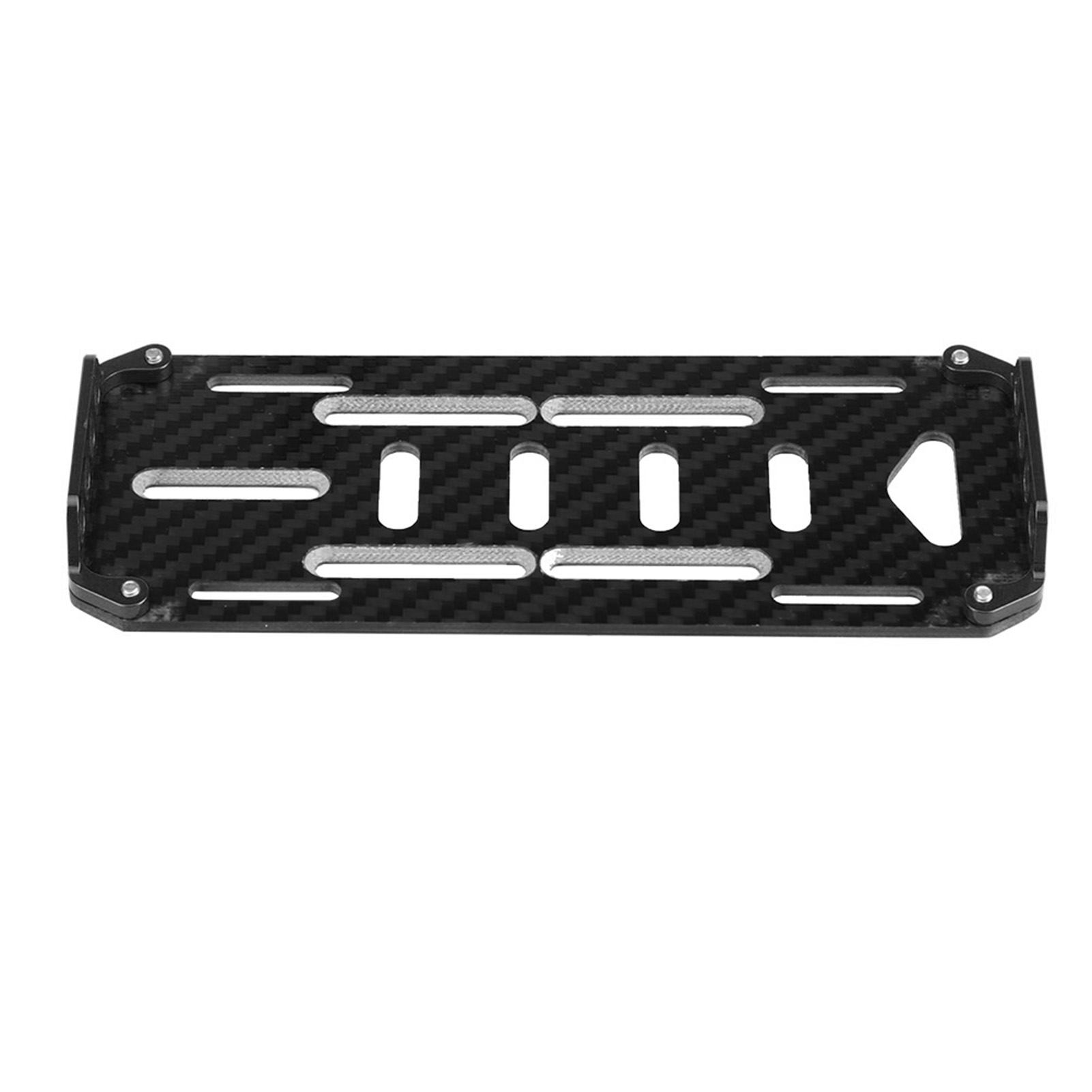 RC Battery Mount Plate Aluminium Alloy Carbon Fiber for 1/10 RC Car Climbing Car - Picture 13 of 17