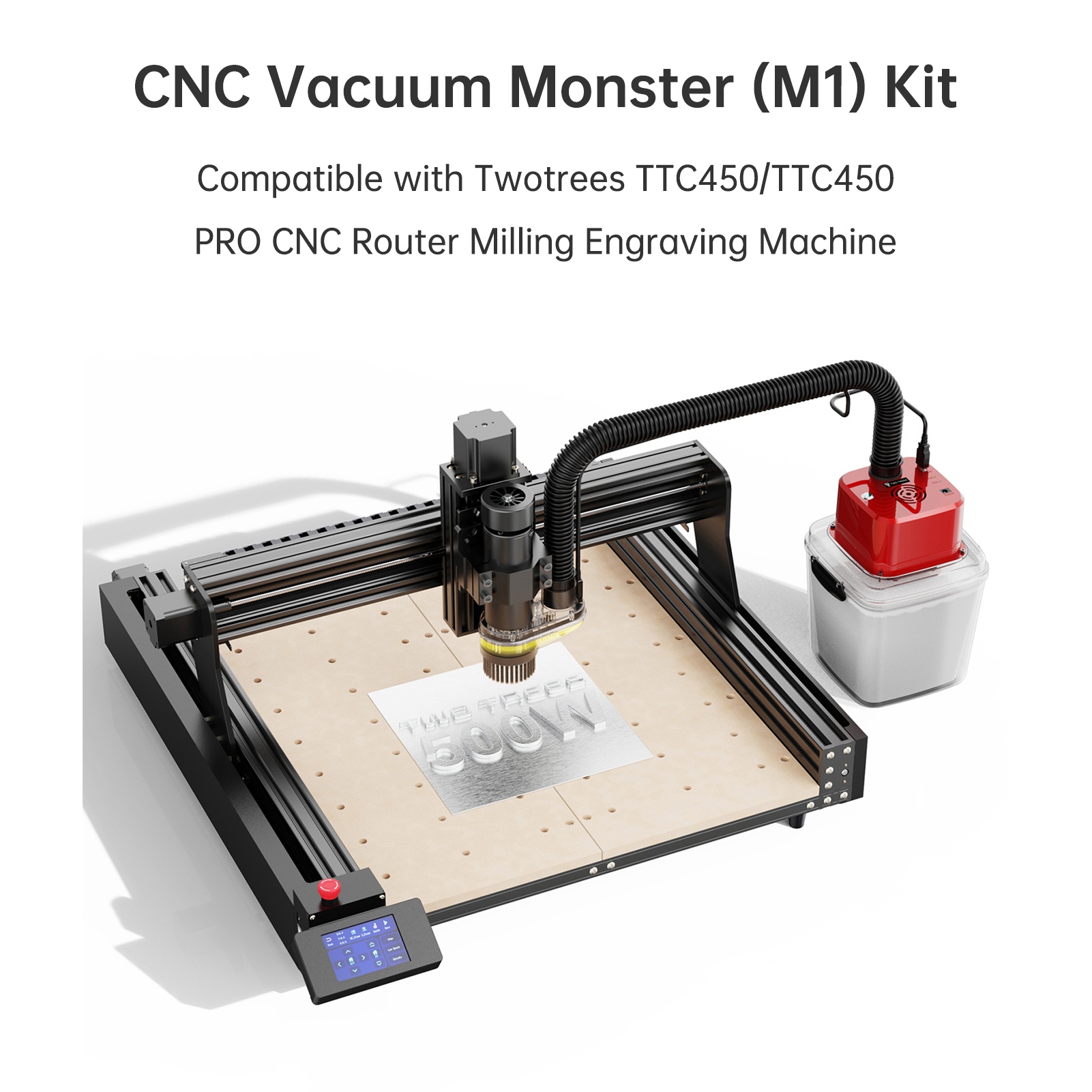 CNC Vacuum Cleaner (M1) Kit For Twotrees TTC450/TTC450 PRO CNC