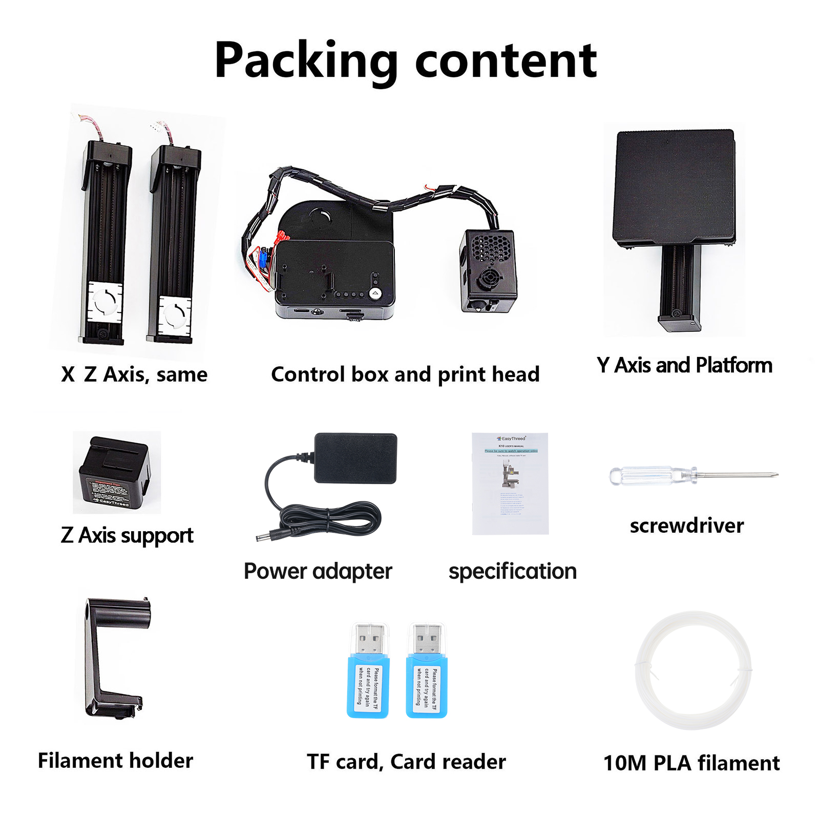 EasyThreed K10 3D Printer Mini Desktop Printing Machine For Kids