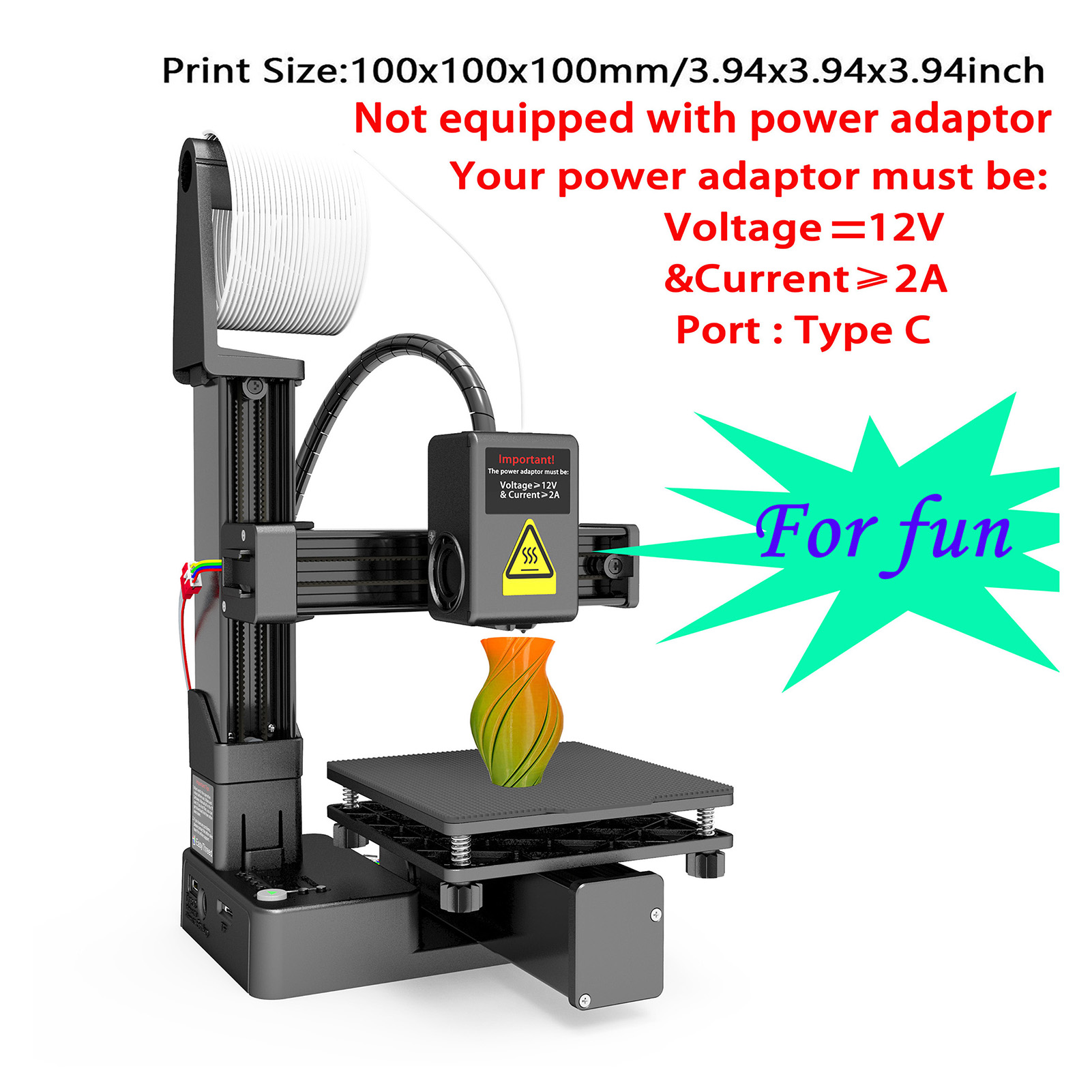 EasyThreed K10 3D Printer Mini Desktop Printing Machine For Kids
