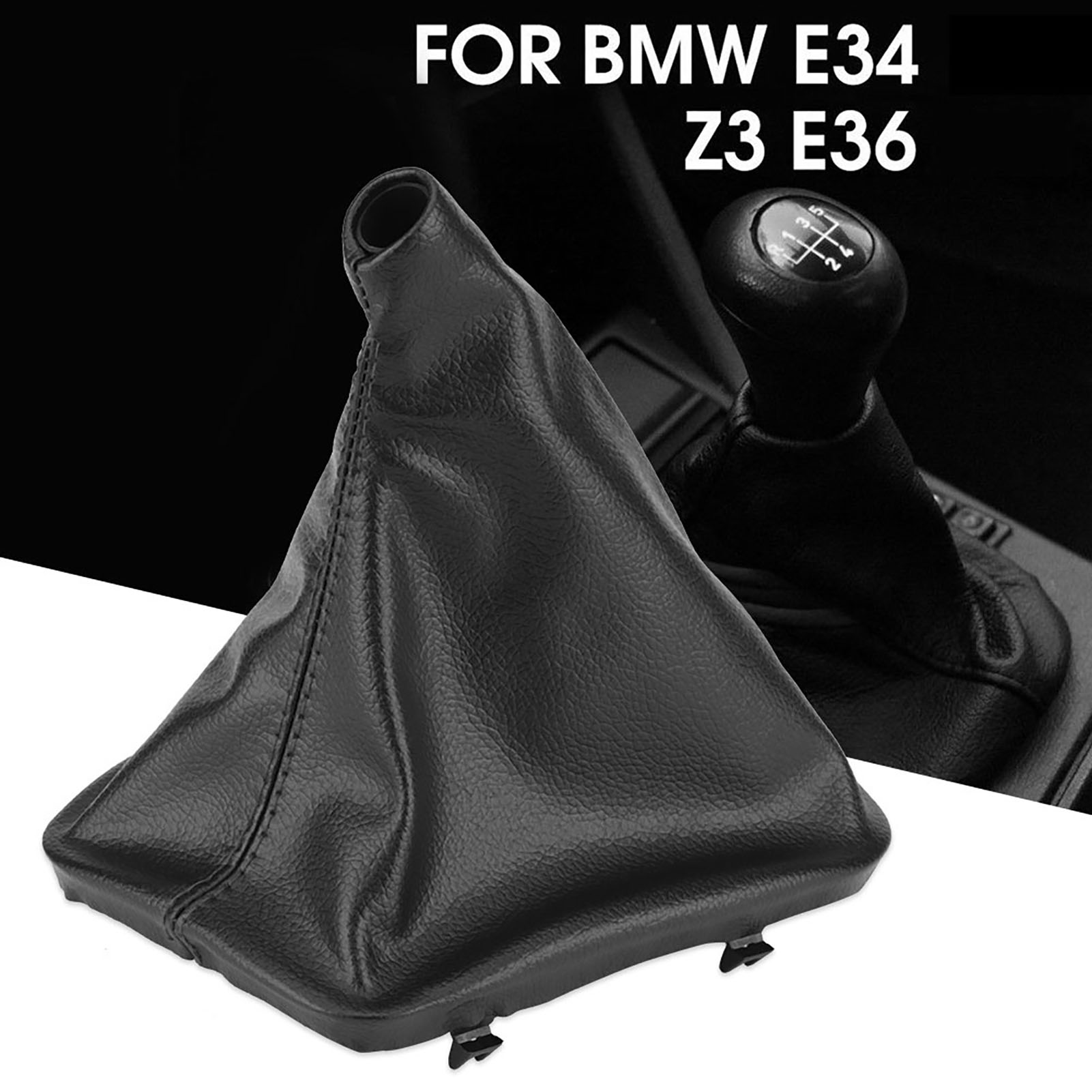 Gear Shift Boot Dustproof Car Gear Stick Shift Knob Gaiter Boot Cover Left QTYJ