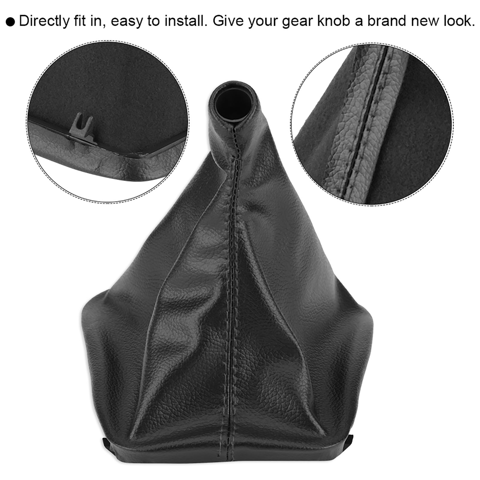 Gear Shift Boot Dustproof Car Gear Stick Shift Knob Gaiter Boot Cover Left QTYJ