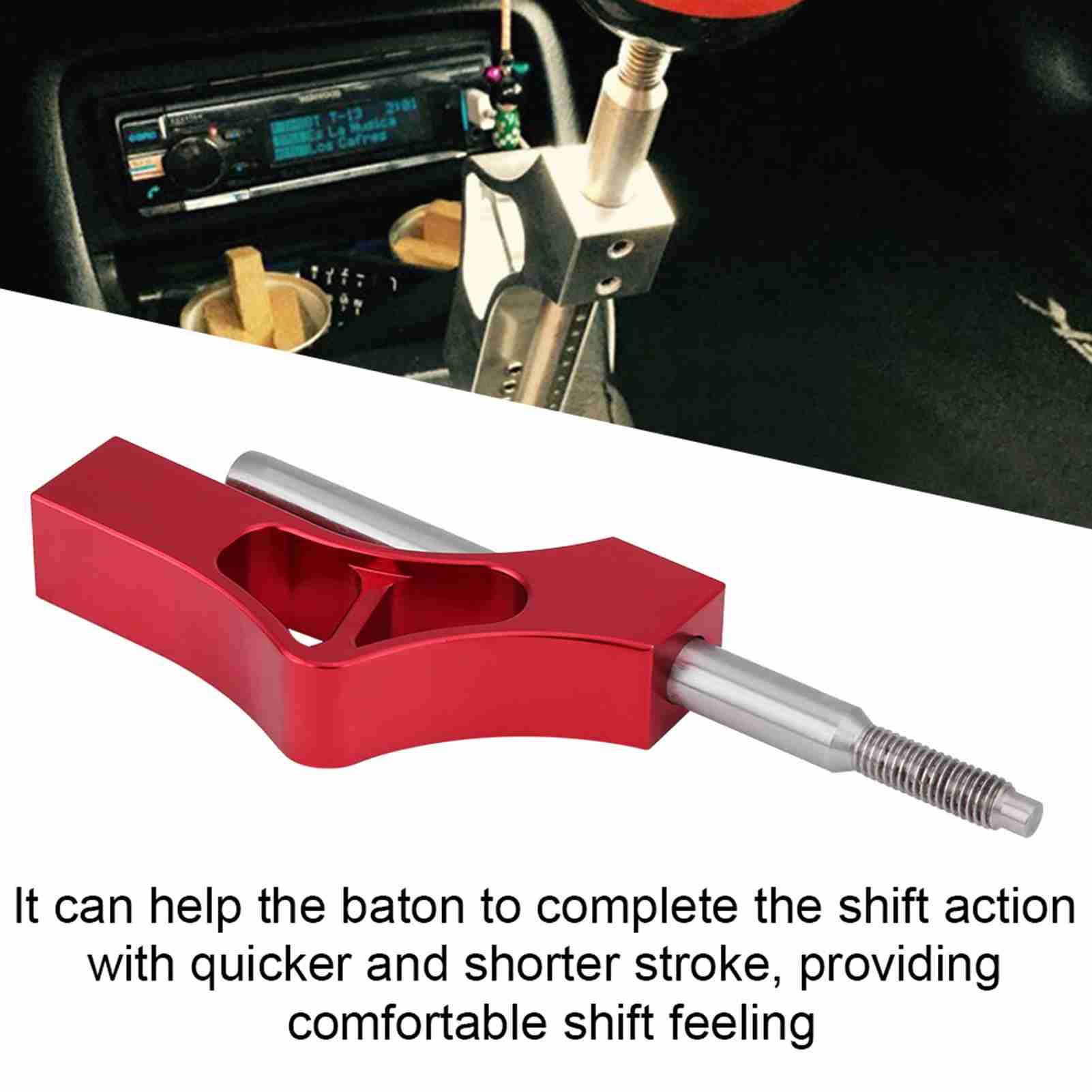Car Stainless Steel Adjustable Height Lever Extension For Manual Shift - Picture 13 of 21