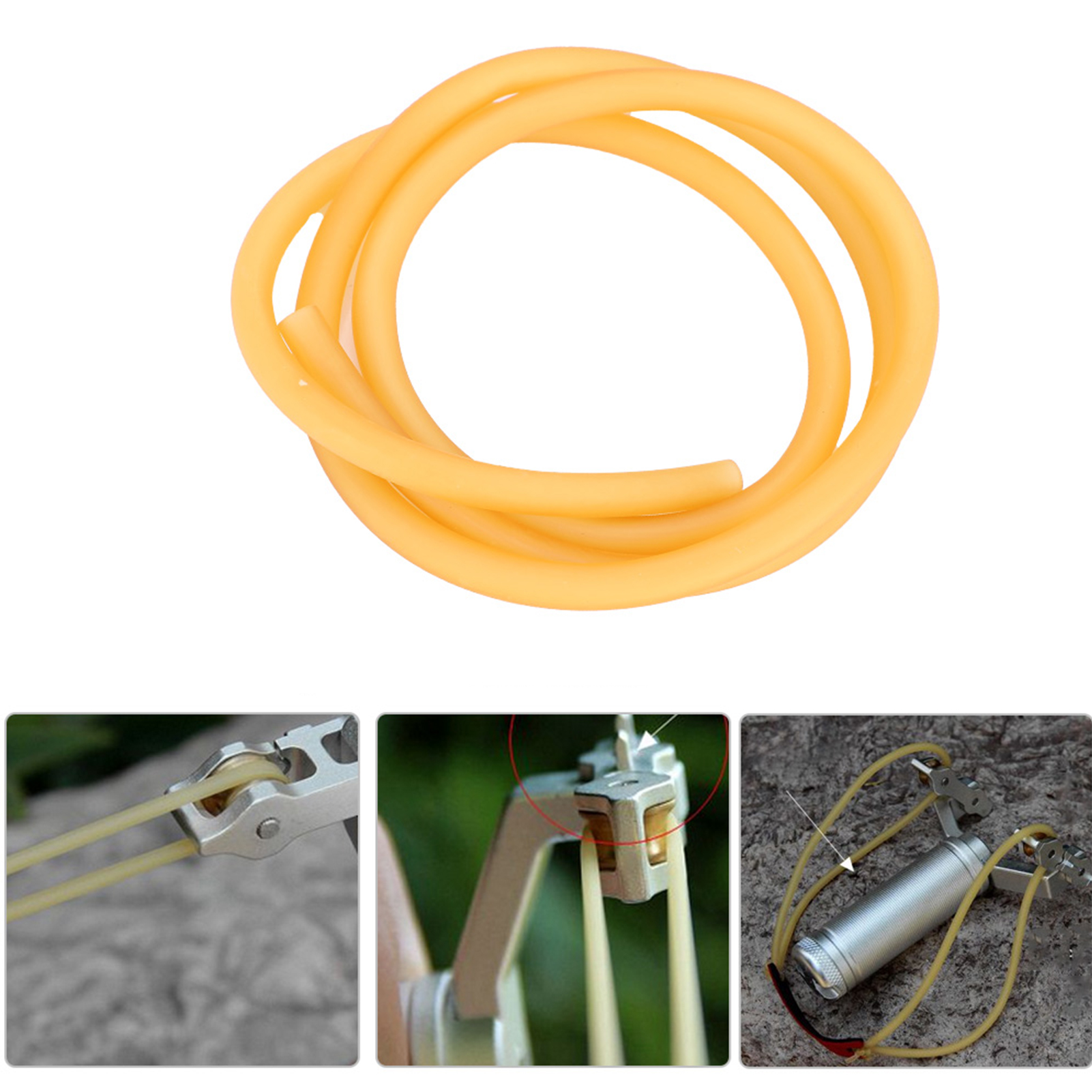 1/10M 6MM * 9MM Slingshots Tube Tubing Band For Hunting Shooting(1M)