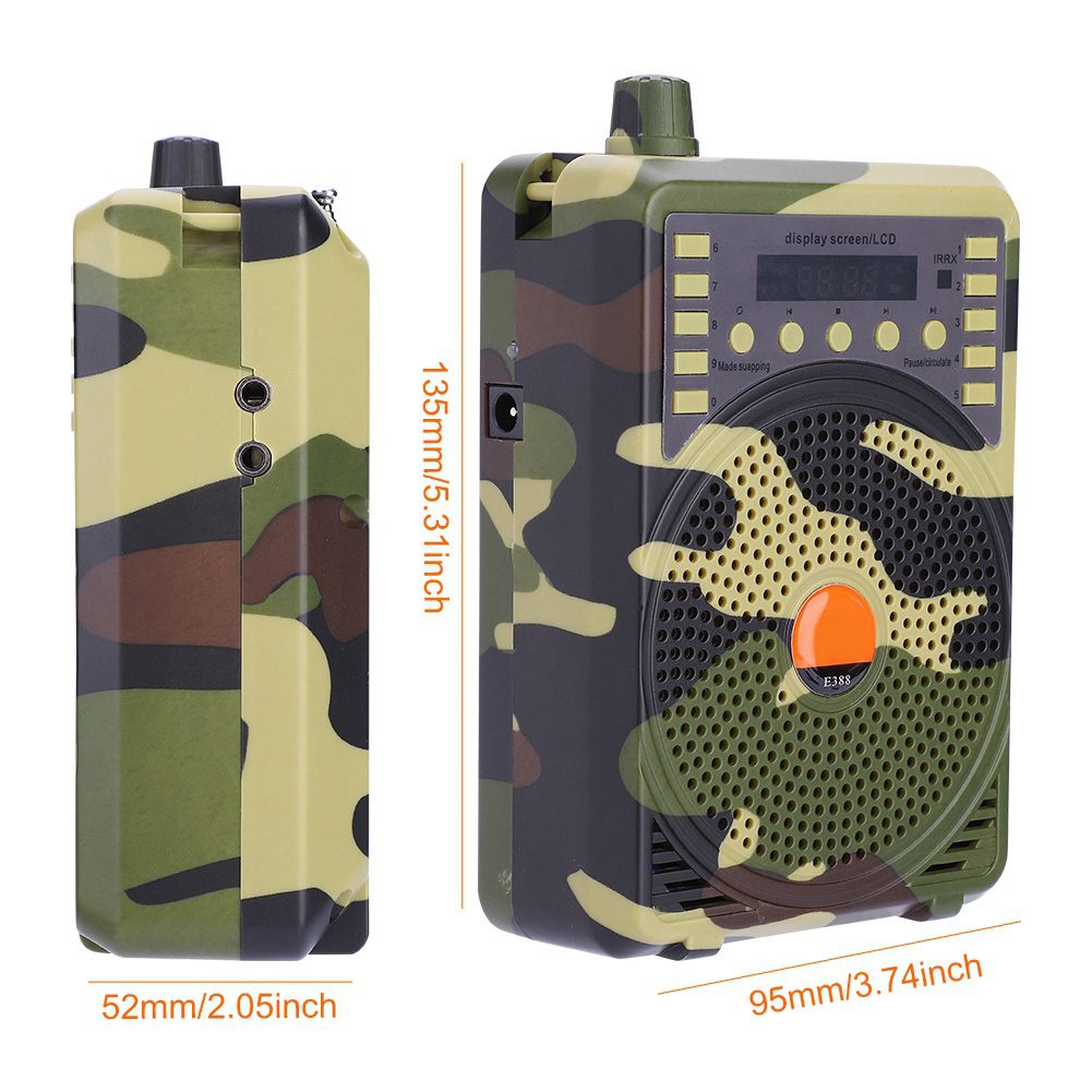 Portable Electronic Bird Caller Hunting Decoy Calls MP3 Speaker Remote Controll - Picture 17 of 18