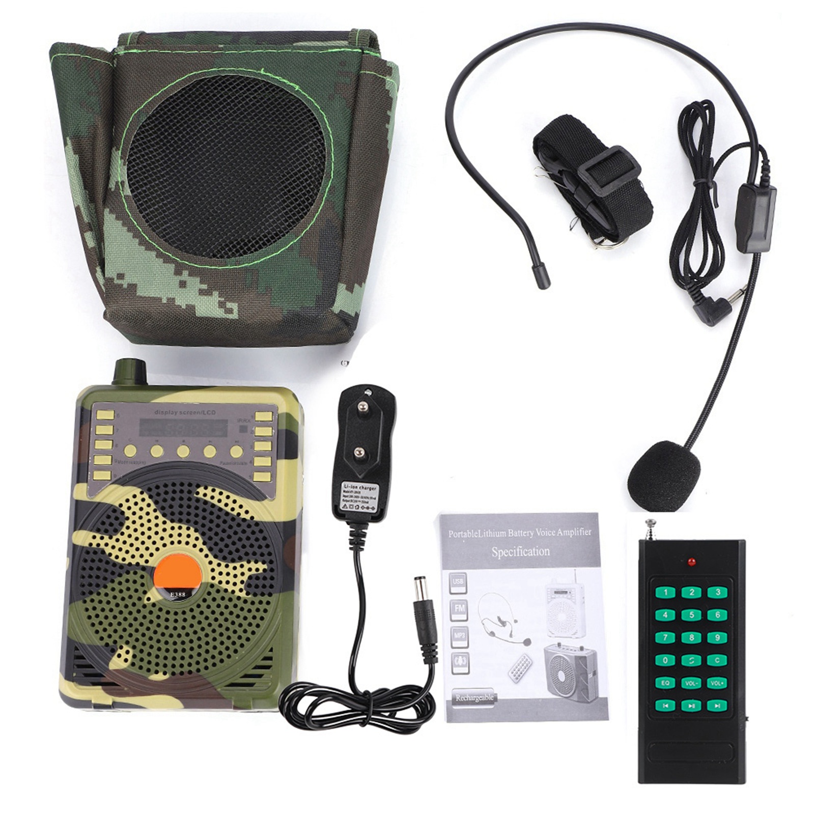 Portable Electronic Bird Caller Hunting Decoy Calls MP3 Speaker Remote Controll - Picture 14 of 18