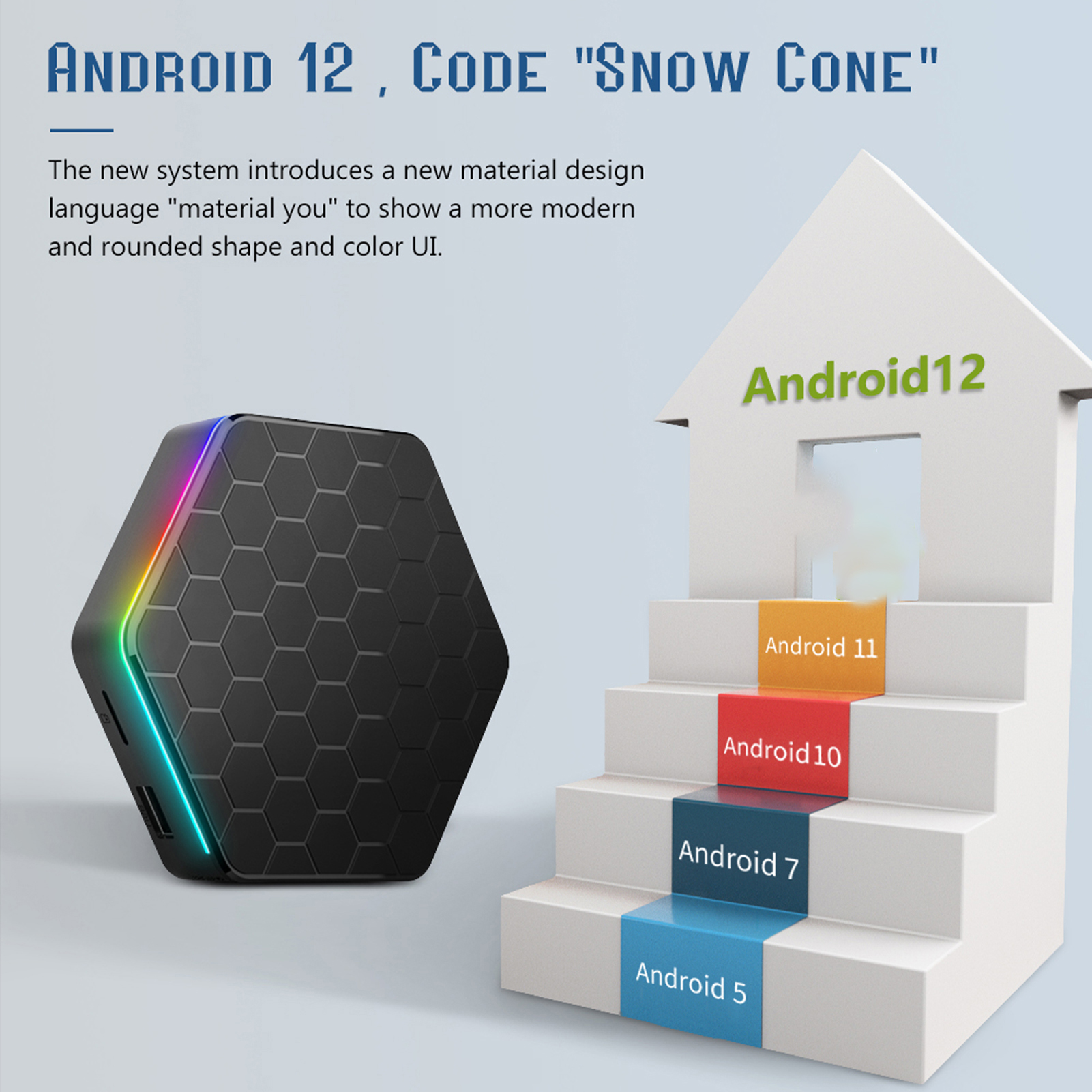 T95Z Plus Android12.0 TV Box H618 Quad-core 6K UHD WiFi6 BT5.0 Reproductor multimedia G7F3 - Imagen 11 de 12