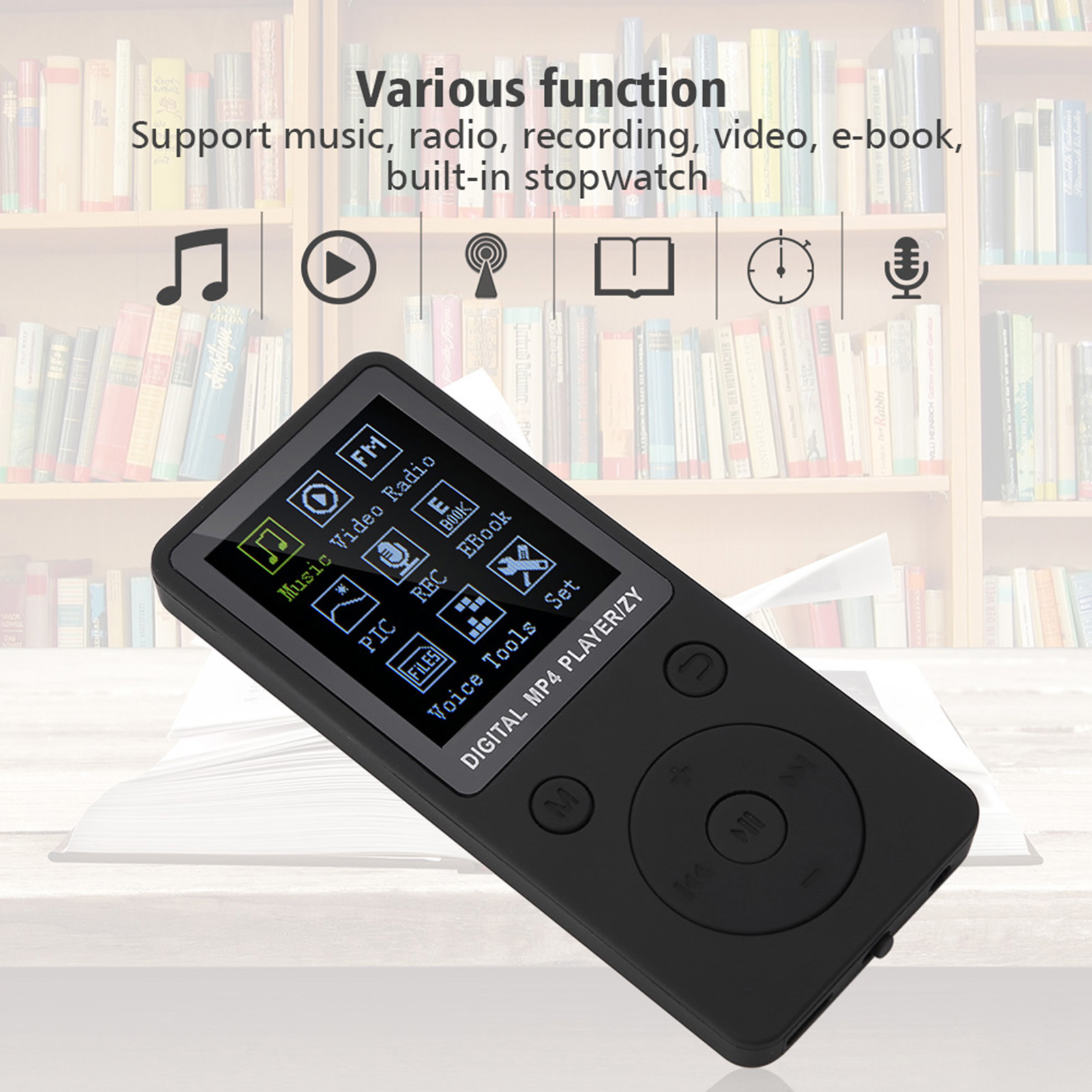 Portable Screen MP4 Music Player Support 32GB TF Card With Headphone Long St ACI - Picture 22 of 24