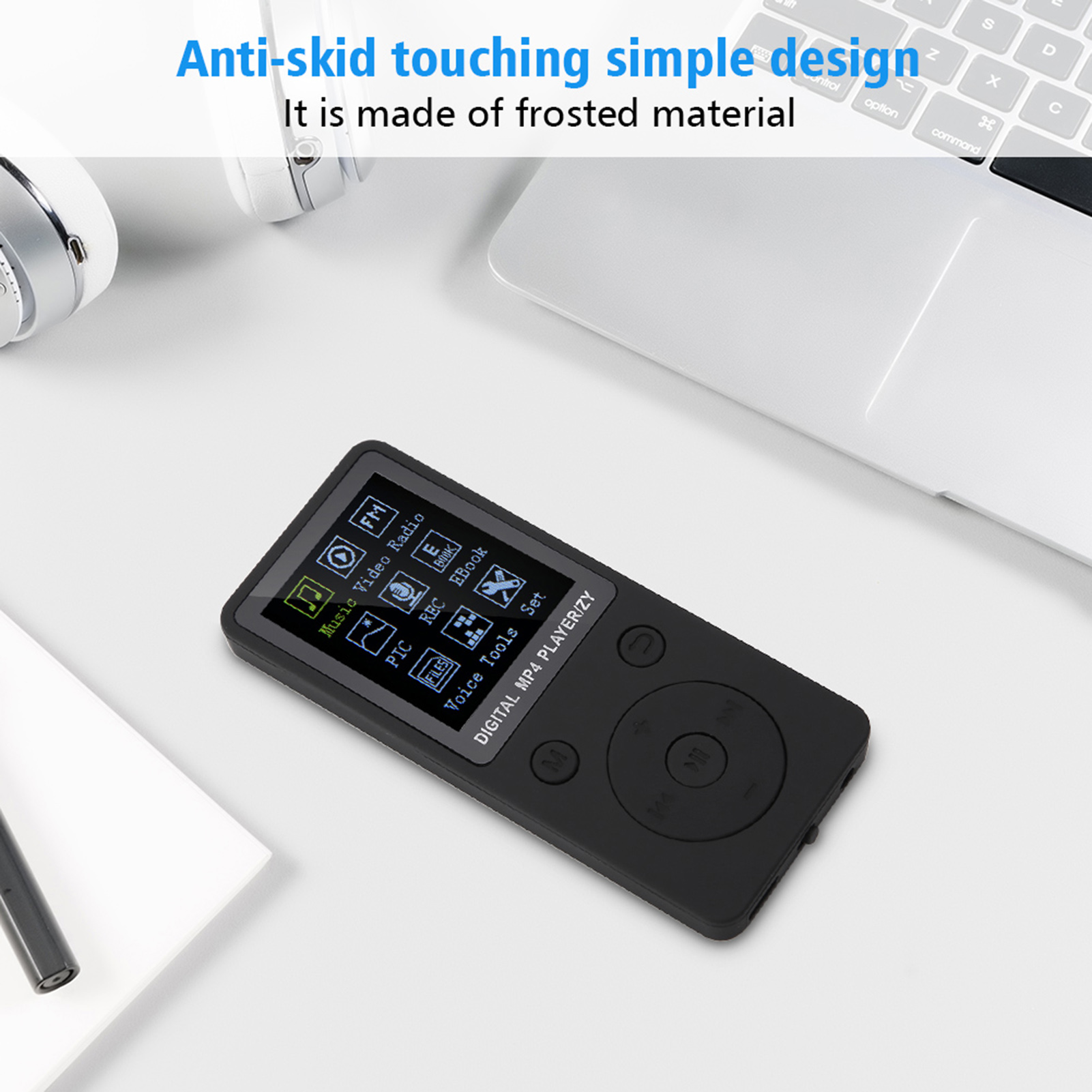 Portable Screen MP4 Music Player Support 32GB TF Card With Headphone Long St ACI - Picture 24 of 24