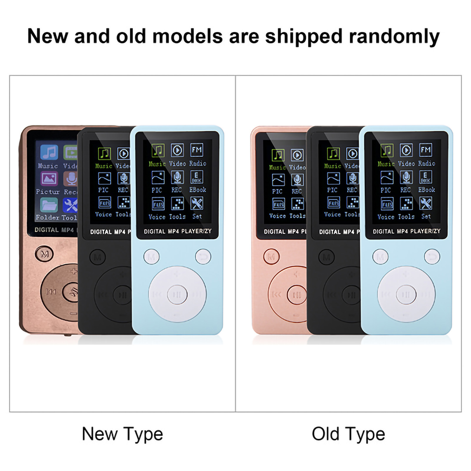 Portable Screen MP4 Music Player Support 32GB TF Card With Headphone Long St CHU - Picture 23 of 24