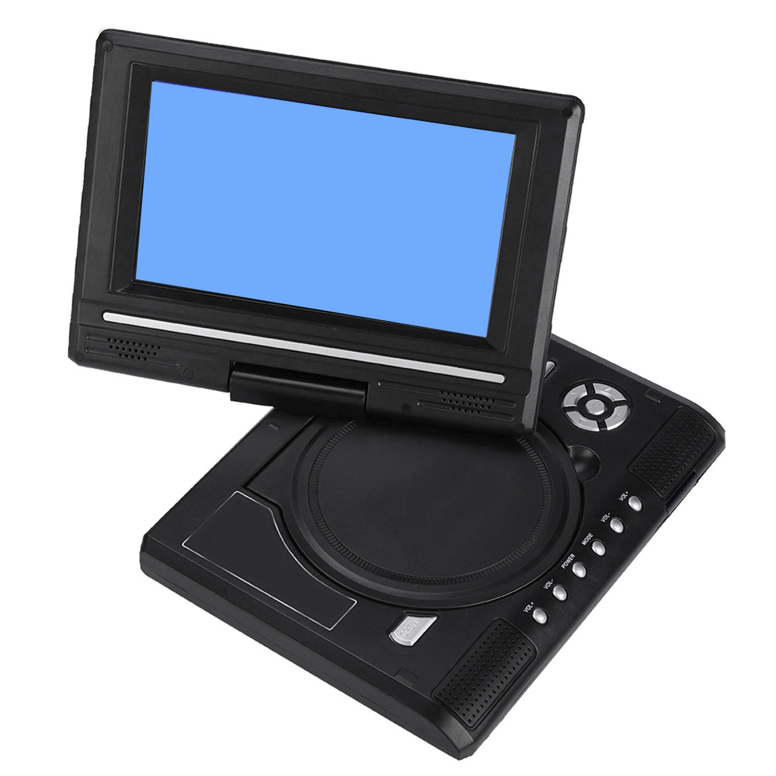 7‑inch Portable DVD Player Swivel Screen Rechargeable TV Car Charger Gamepad PLM - Picture 13 of 18
