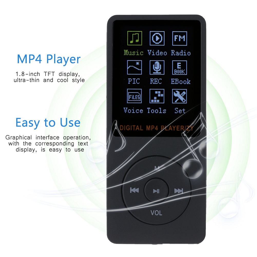 Portable Color TFT Screen HiFi Music Player MP4 Sports MP4 Music Player USB2 SPM - Picture 11 of 15