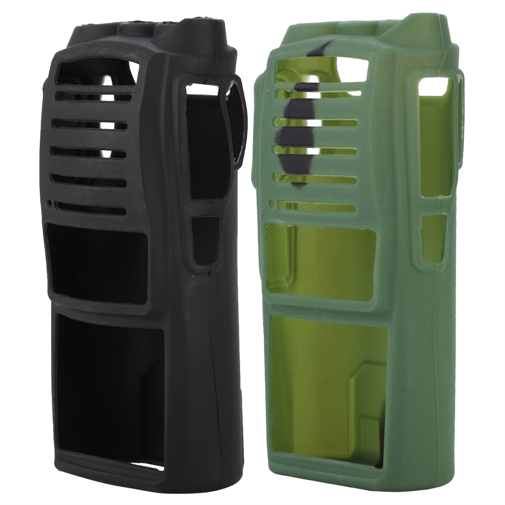 Soft Silicone Two Way Radio Holster Case Prot-ection For UV82 Walkie CB - Zdjęcie 11 z 15