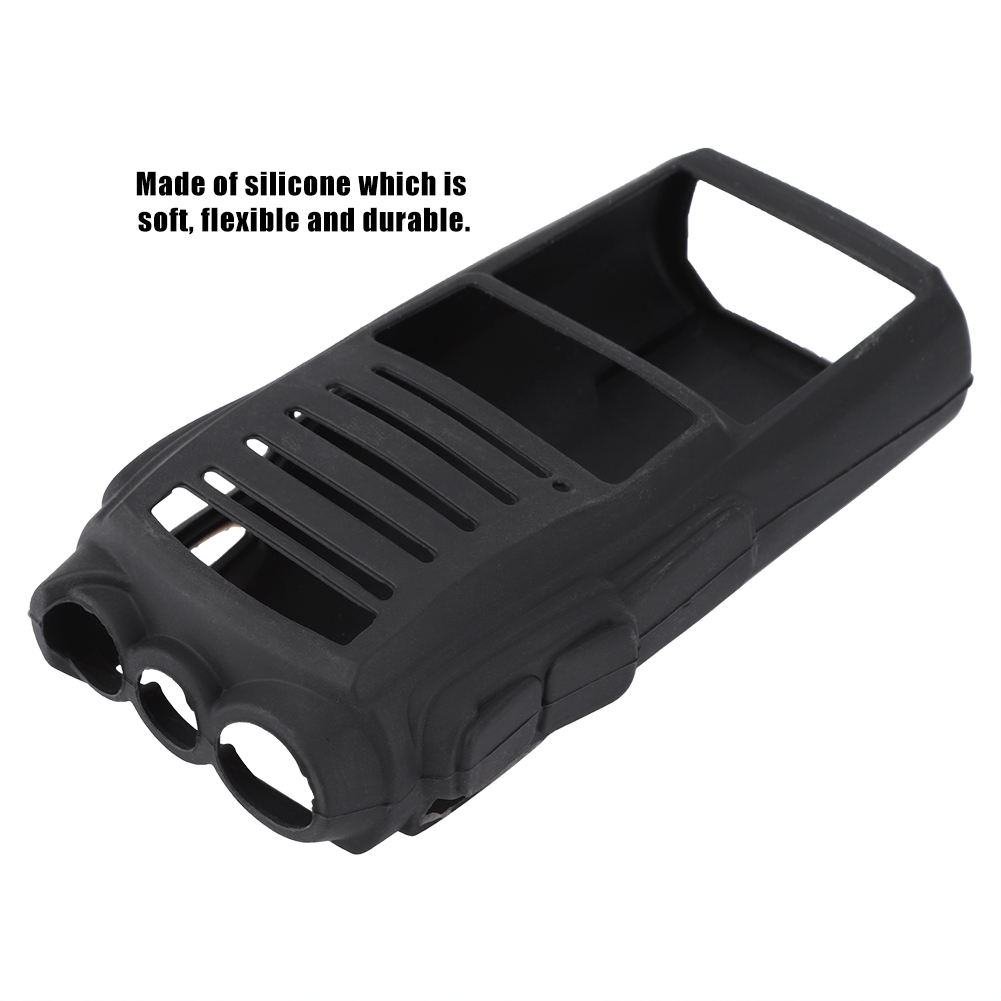 Soft Silicone Two Way Radio Holster Case Prot-ection For UV82 Walkie FY - Zdjęcie 10 z 15