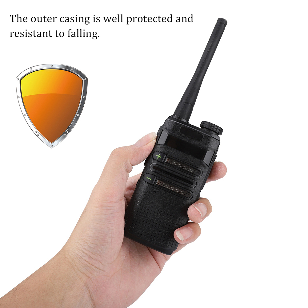 Przenośne ręczne radio dwukierunkowe 3W UHF 400-470MHZ 16 kanałów Walkie Talkie CB - Zdjęcie 24 z 25