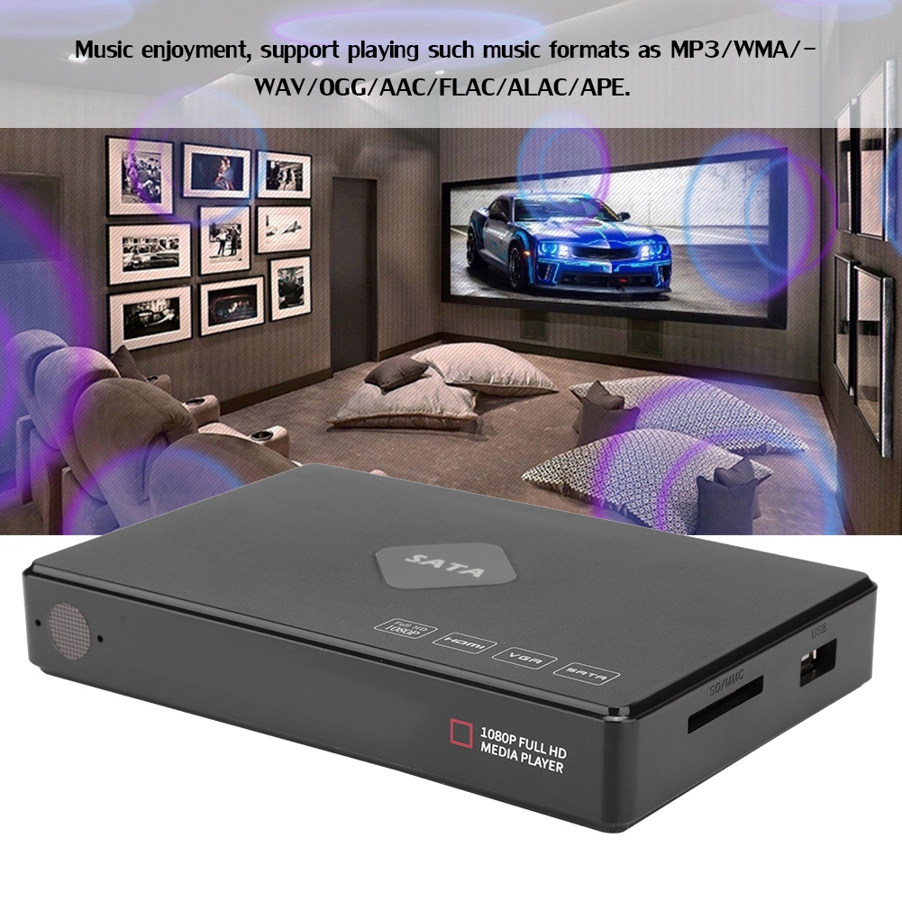 2.5in Full HD Hard Disk Player Music Image Video Player 120G Memory 100 Hot