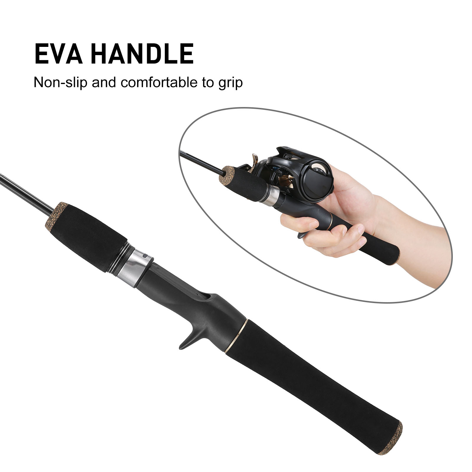 1.68m / 1.8m Lightweight Carbon Fiber Casting/Spinning Fishing Rod