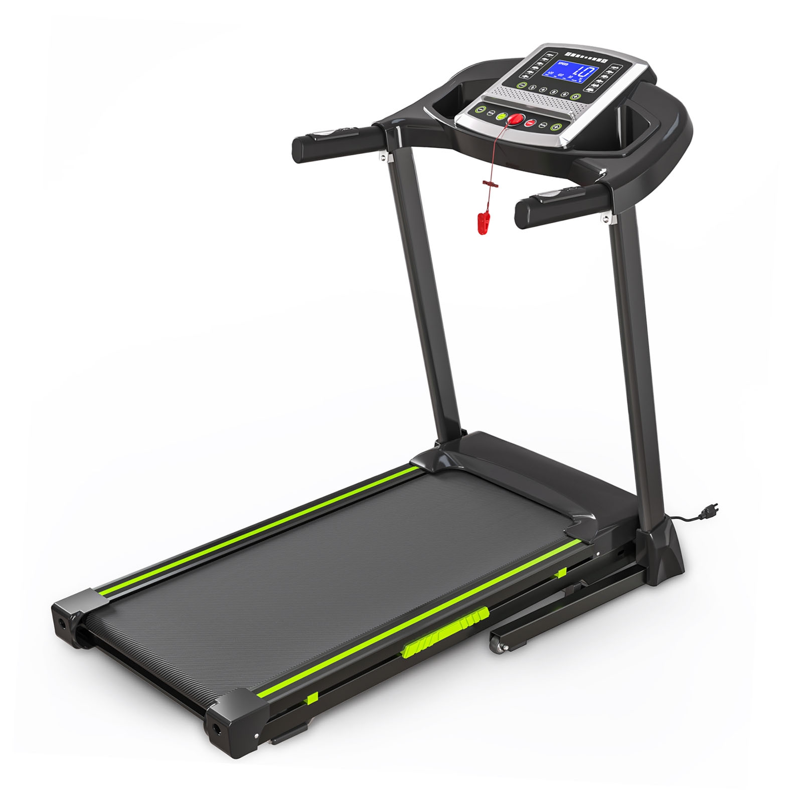 Foldable Treadmill 15% Auto Incline MPH 330 Lb Weight