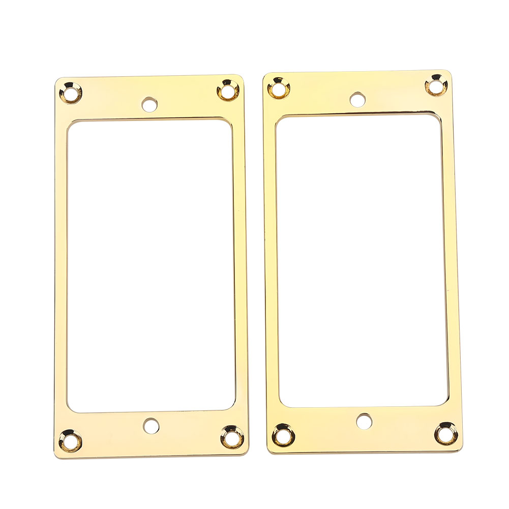 2 Stück Metall Humbucker Tonabnehmer Rahmen Tonabnehmer Montageringe für E-Gitarre - Bild 11 von 11