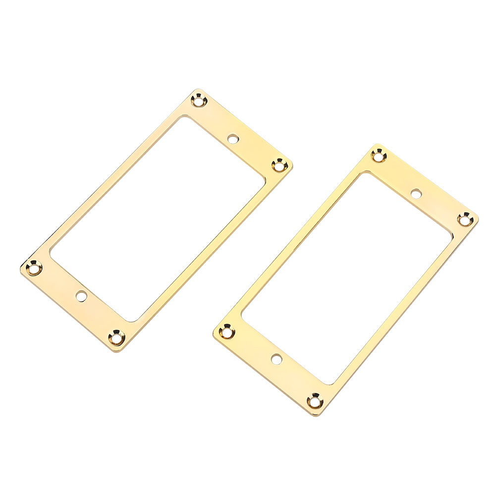 2 Stück Metall Humbucker Tonabnehmer Rahmen Tonabnehmer Montageringe für E-Gitarre - Bild 10 von 11