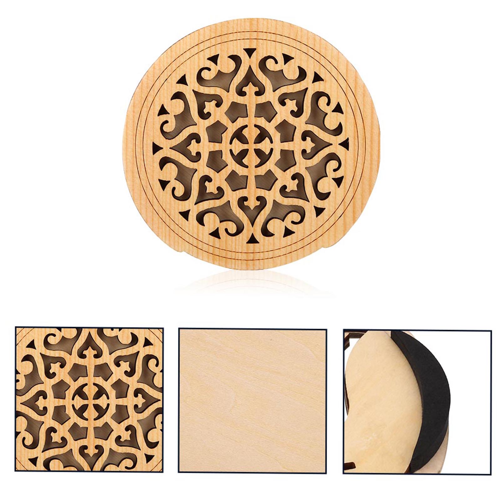 Protector de bloque de cubierta de orificio de sonido de guitarra de madera + esponja para guitarra acústica de 41" - Imagen 10 de 13