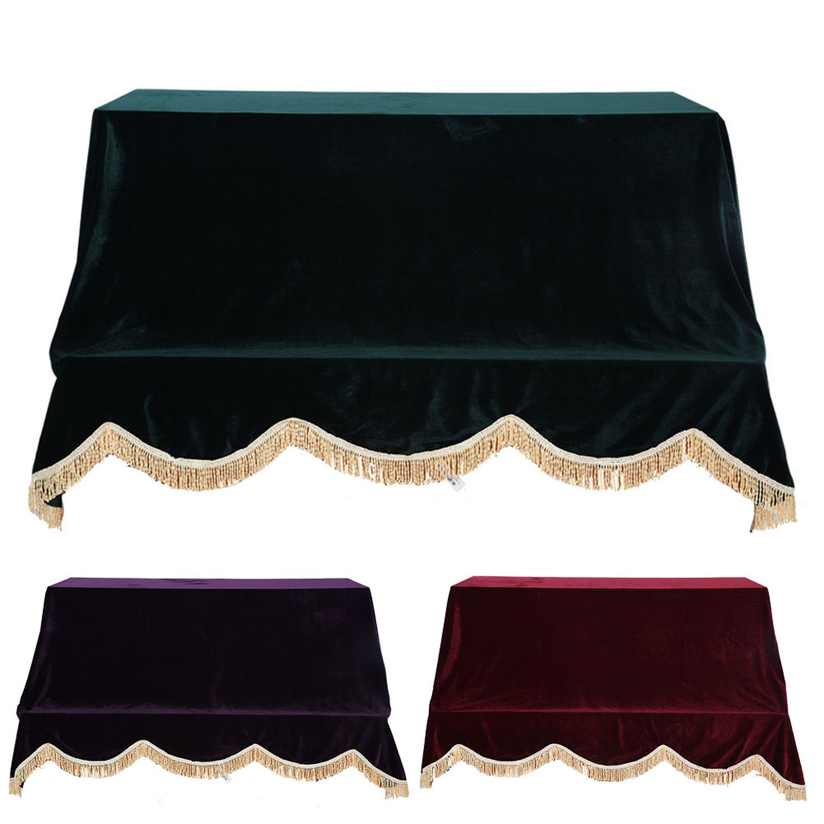 200* 150cm Upright Piano Dustproof Protective Cover Pleuche Cloth Ac HR6 - Picture 7 of 13