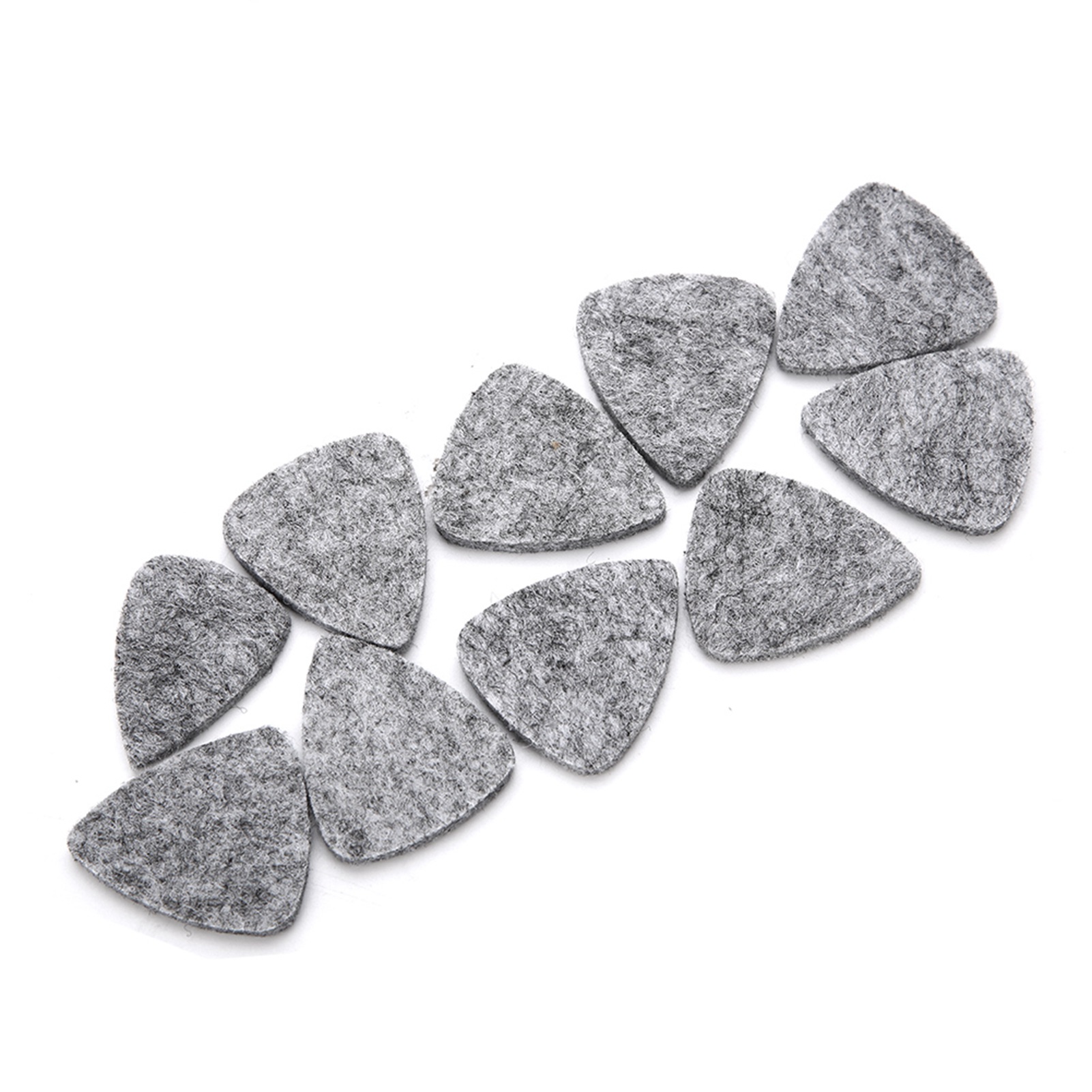 10pcs Authentic Wool Felt Guitar Plectrums Improve Strumming