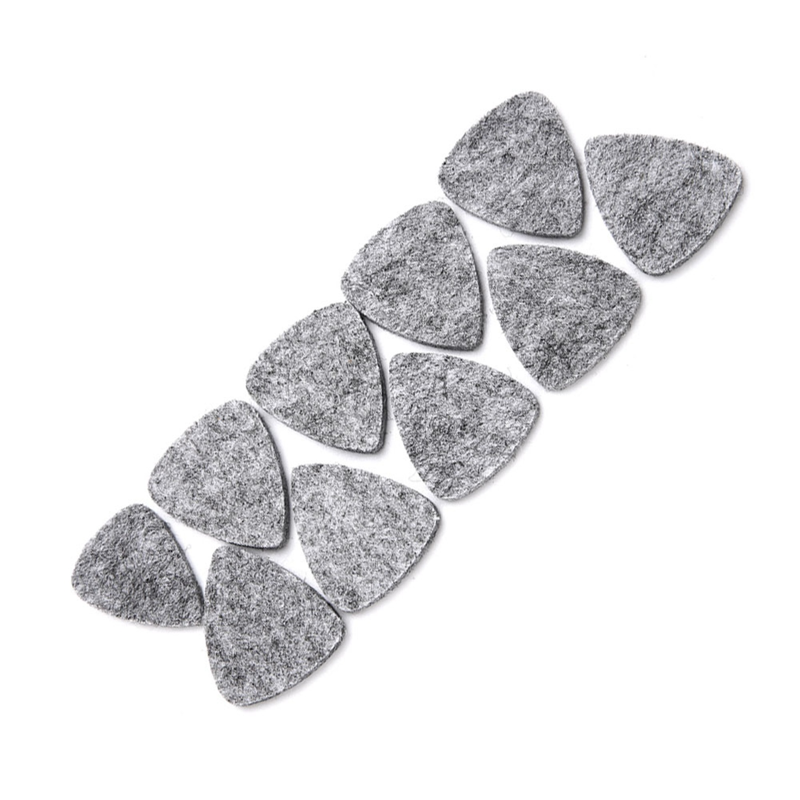 10pcs Authentic Wool Felt Guitar Plectrums Improve Strumming