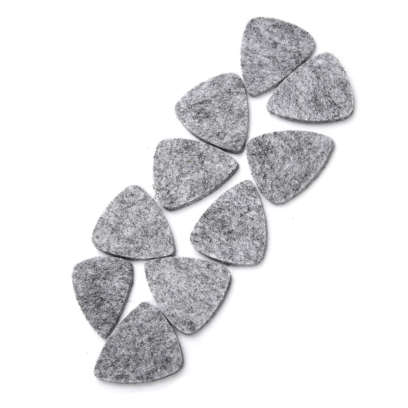 10pcs Authentic Wool Felt Guitar Plectrums Improve Strumming