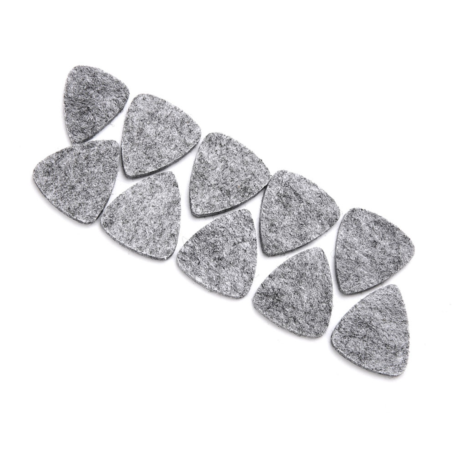 10pcs Authentic Wool Felt Guitar Plectrums Improve Strumming