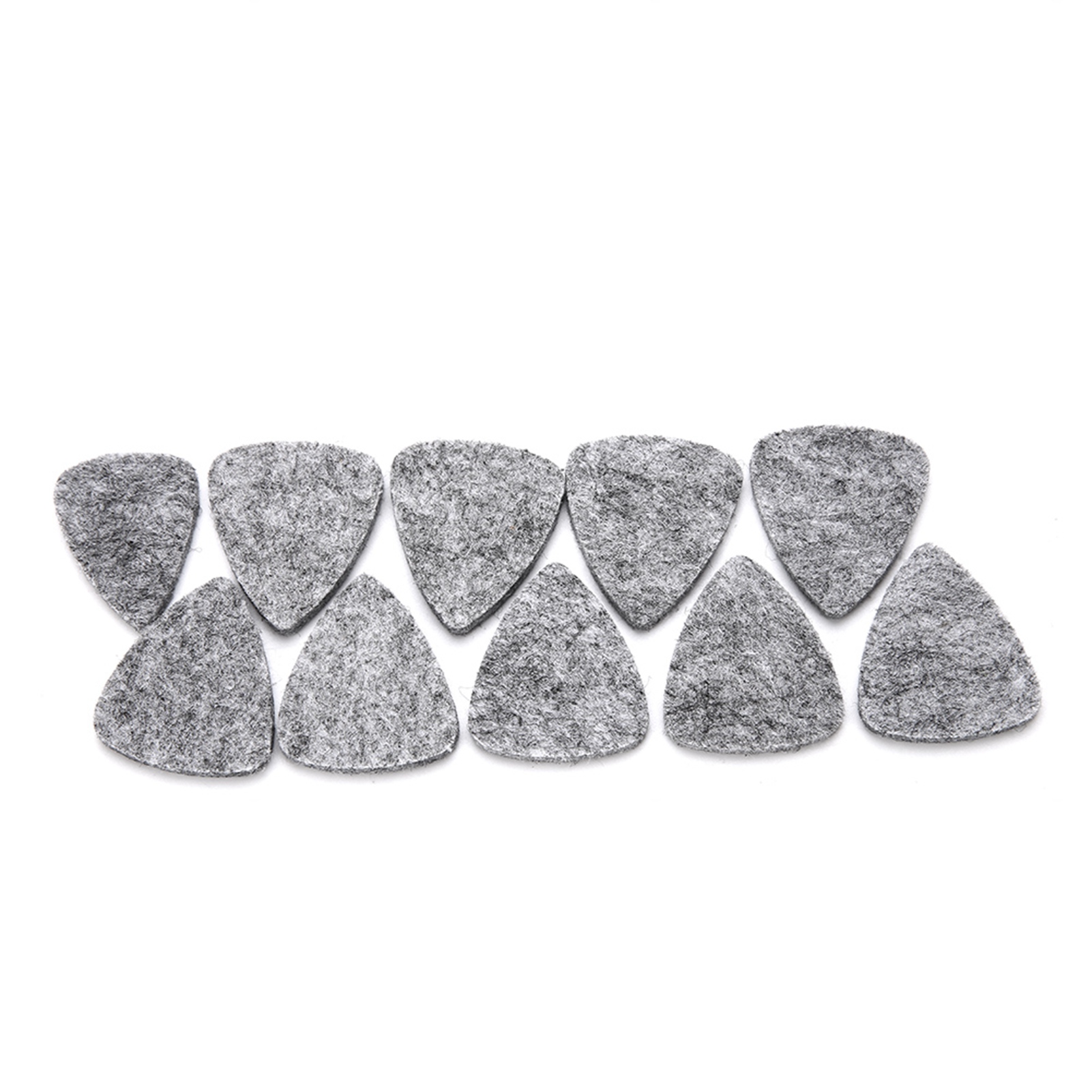 10pcs Authentic Wool Felt Guitar Plectrums Improve Strumming