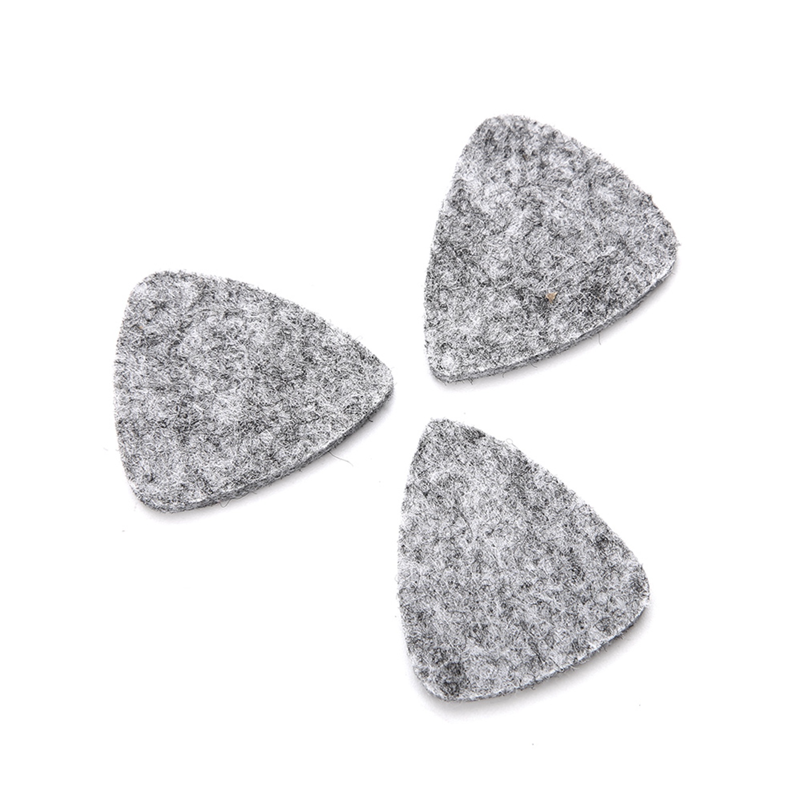 10pcs Authentic Wool Felt Guitar Plectrums Improve Strumming